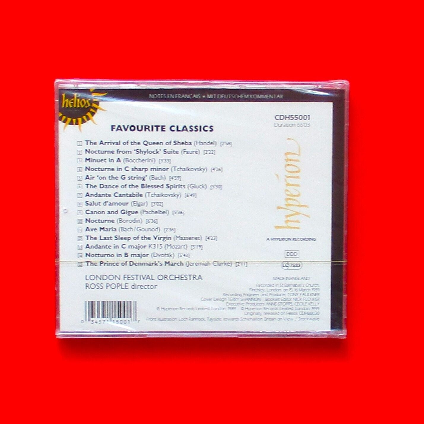 London Festival Orchestra Ross Pople Various Favourite Classics 1999 CD Sealed