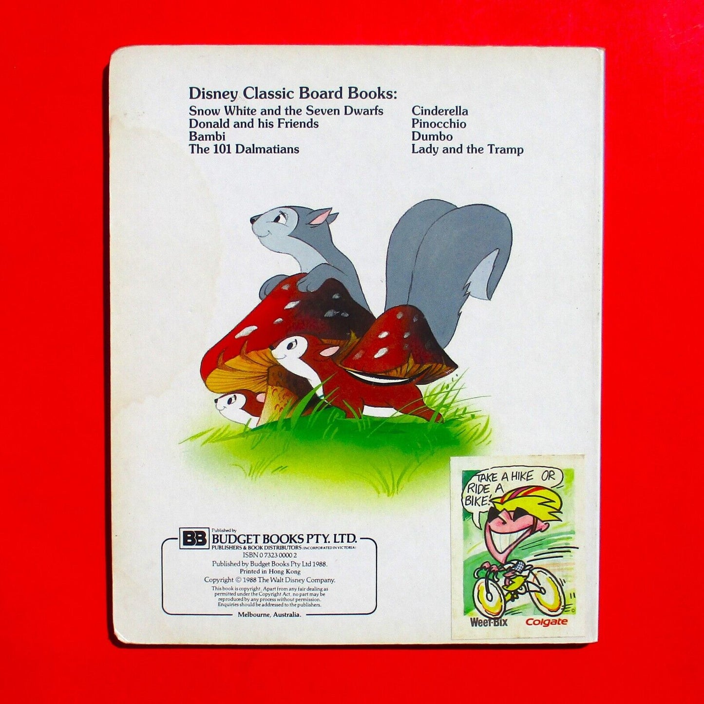 Snow White and the Seven Dwarfs Walt Disney Classic Board Books 1986 Hardcover