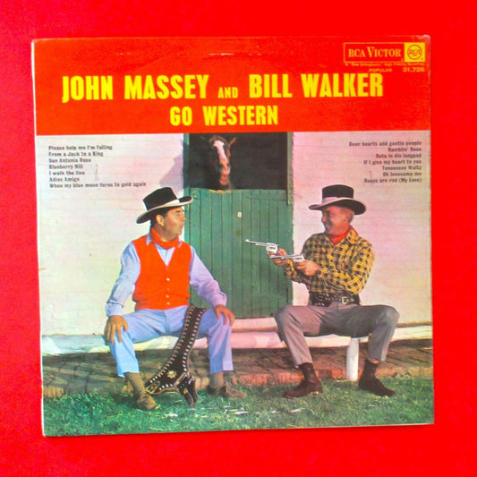John Massey & Bill Walker Go Western Vinyl Album LP 1970 Australian RCA