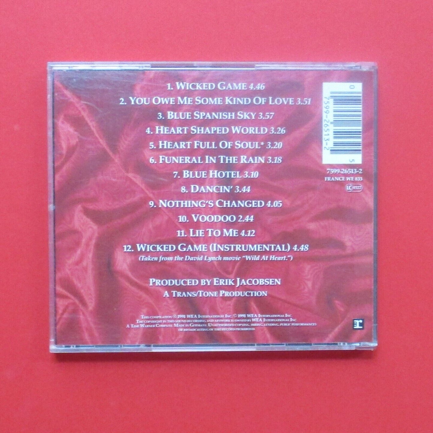 Chris Isaak Wicked Game 1991 CD Album