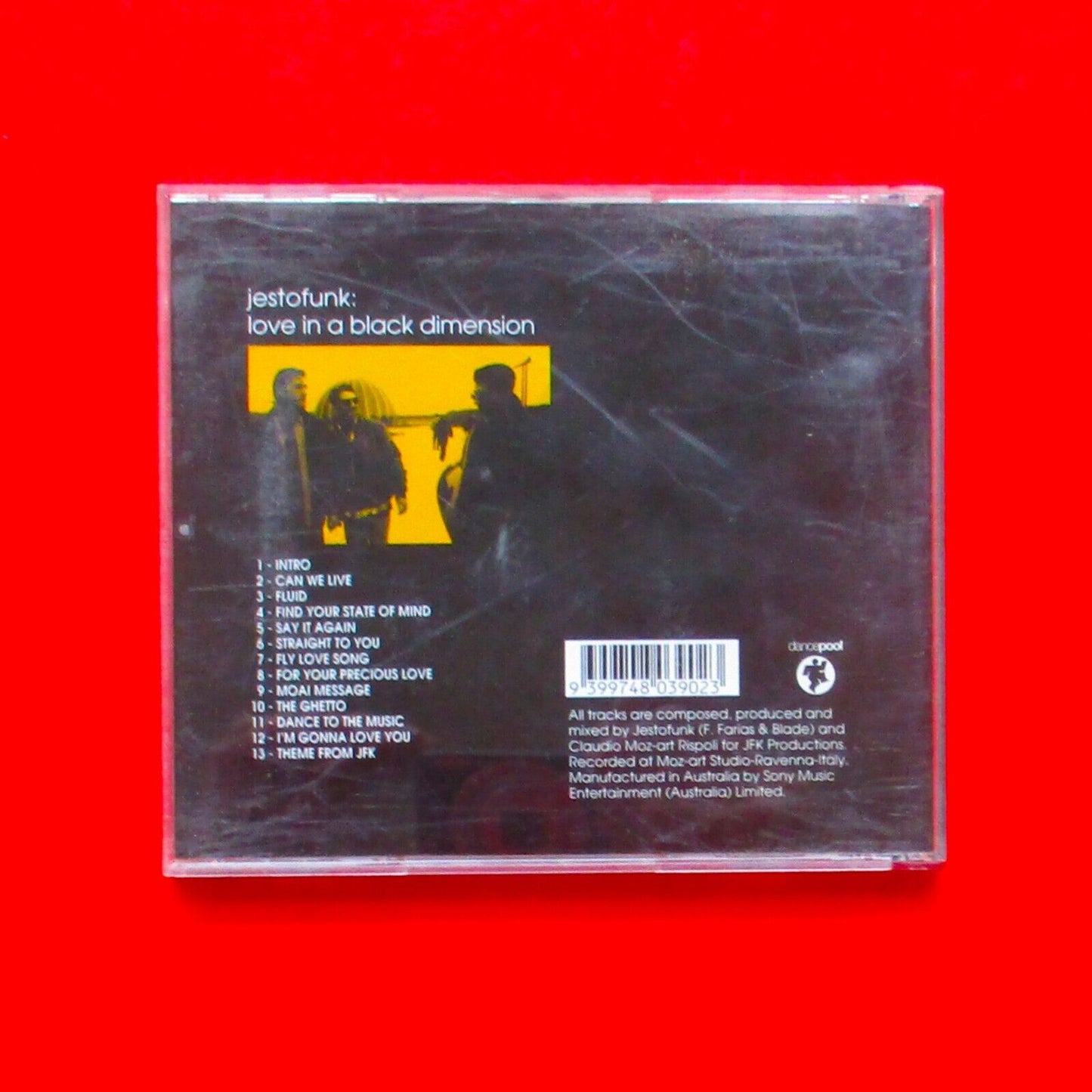 Jestofunk Love In A Black Dimension 1995 CD Album Deep House Jazzdance