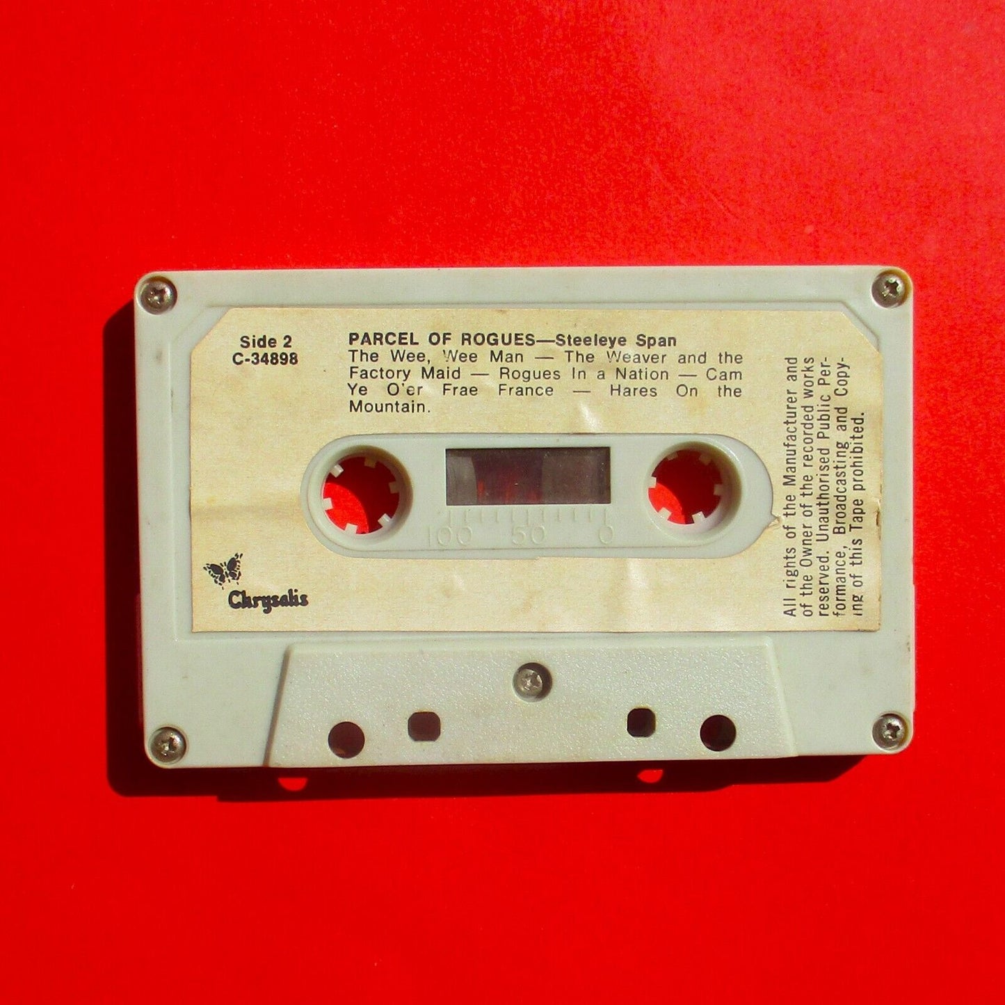 Steeleye Span Parcel of Rogues Australian Cassette Album Festival Records