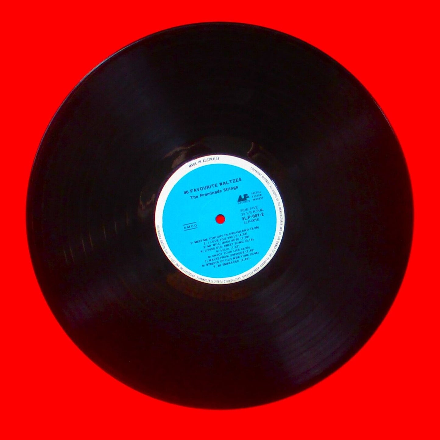 The Promenade Strings 46 Favourite Waltzes Vinyl Album Triple 3xLP Australian