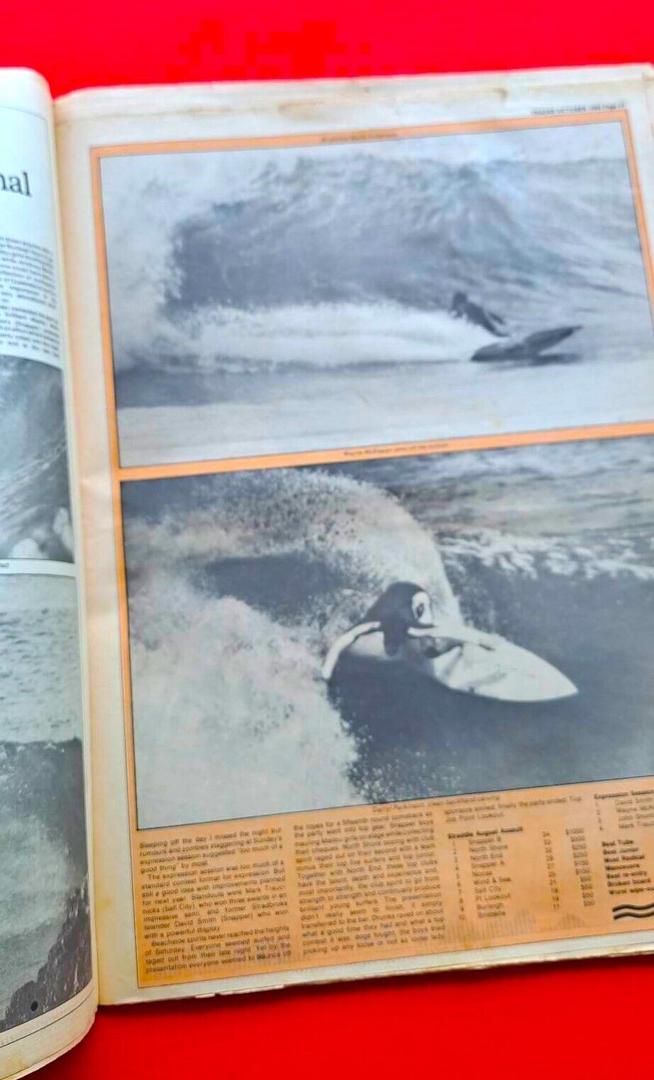 Tracks Magazine October 1984 Australian Surfing France & England Chappy Jennings