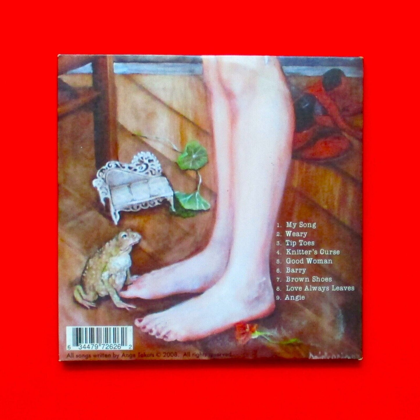 Ange Takats Aniseed Tea 2009 CD Album with Booklet Australian Folk