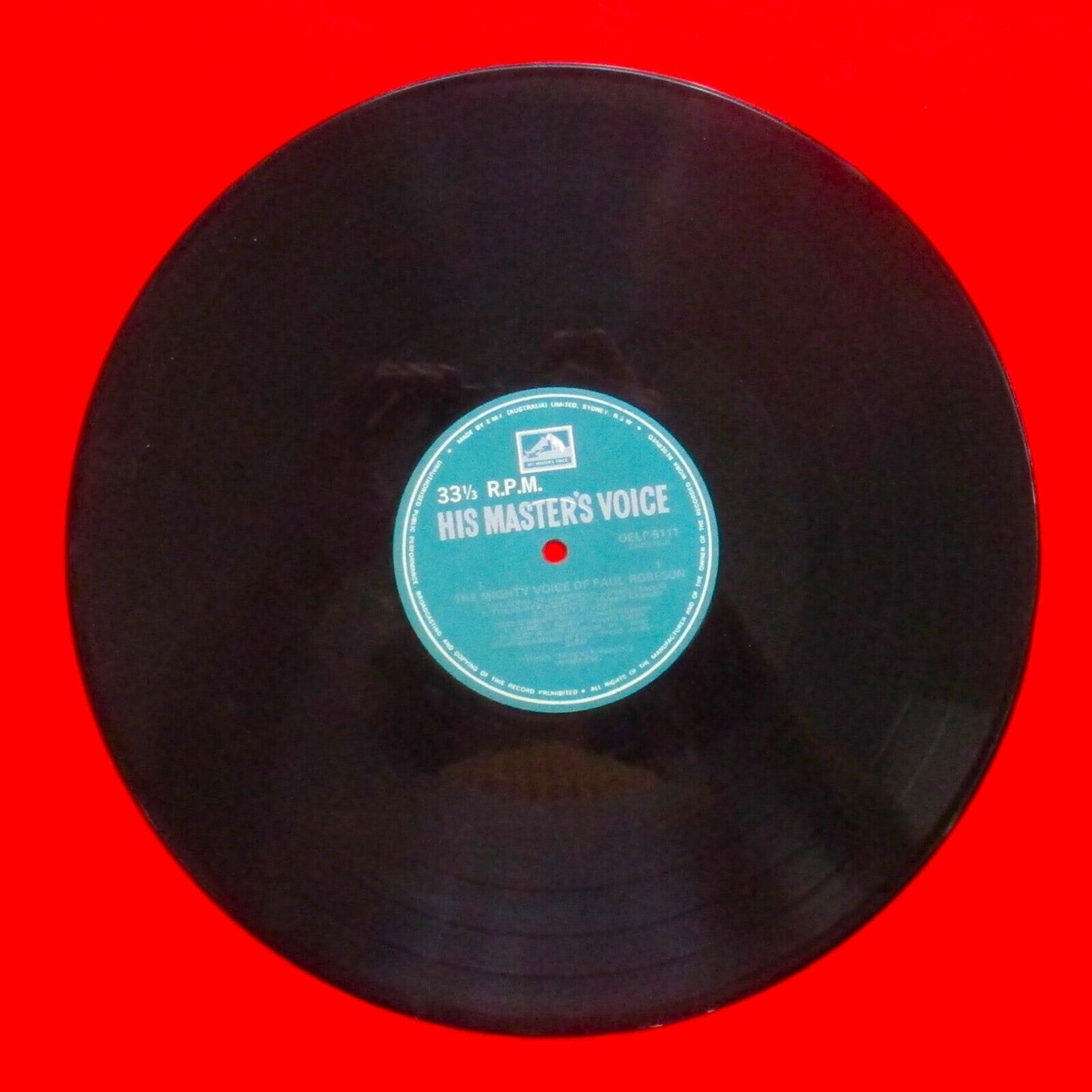 Paul Robeson The Mighty Voice Of Paul Robeson Vinyl LP Australian Jazz Blues