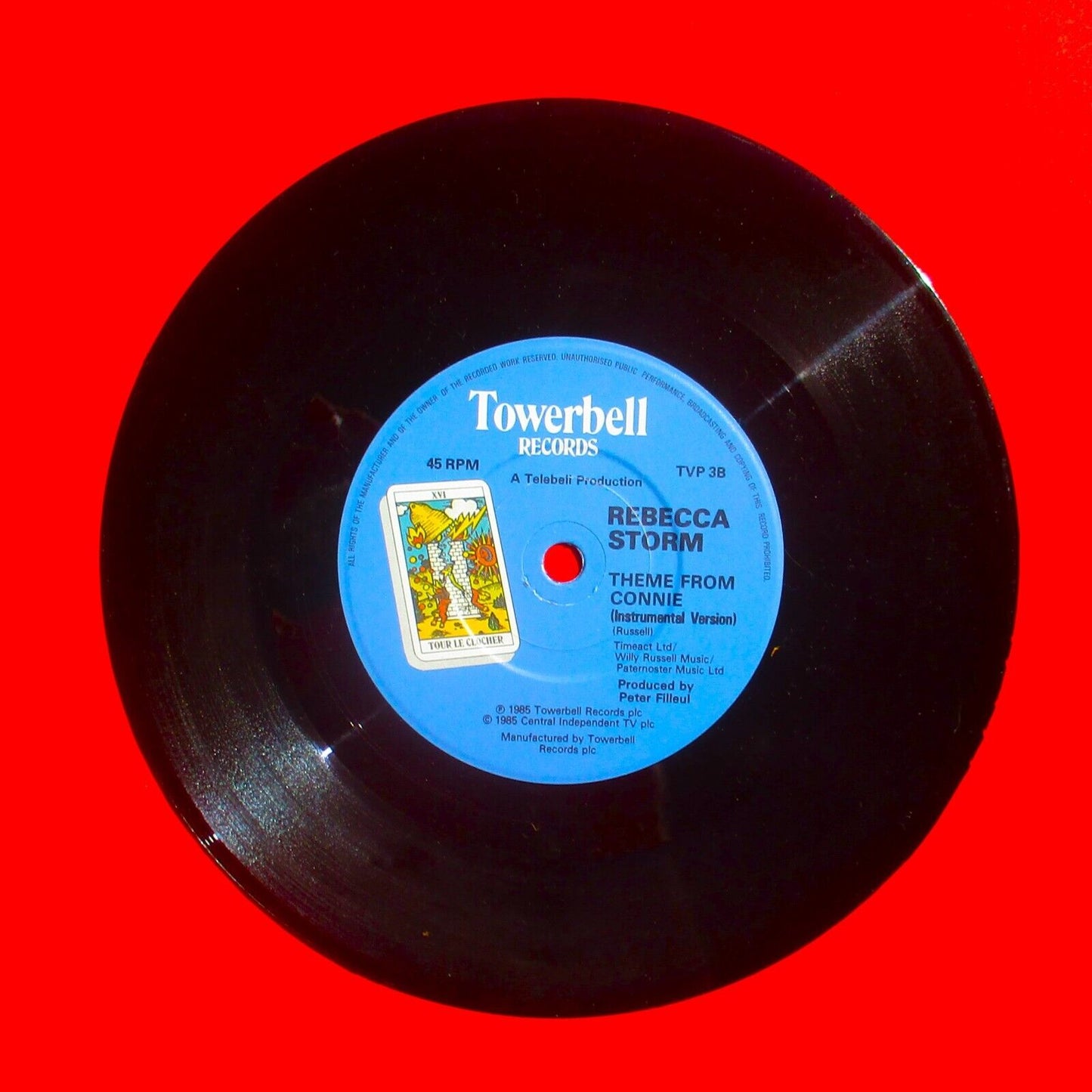Rebecca Storm The Show (Theme From Connie) 1985 UK 7" Vinyl Single