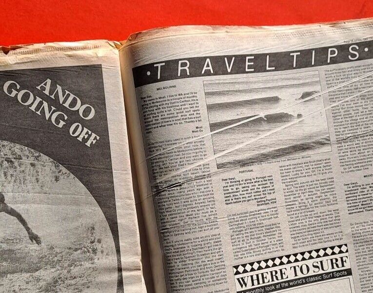 Tracks Magazine April 1987 Australian Surfing Bryce Ellis Shark Island