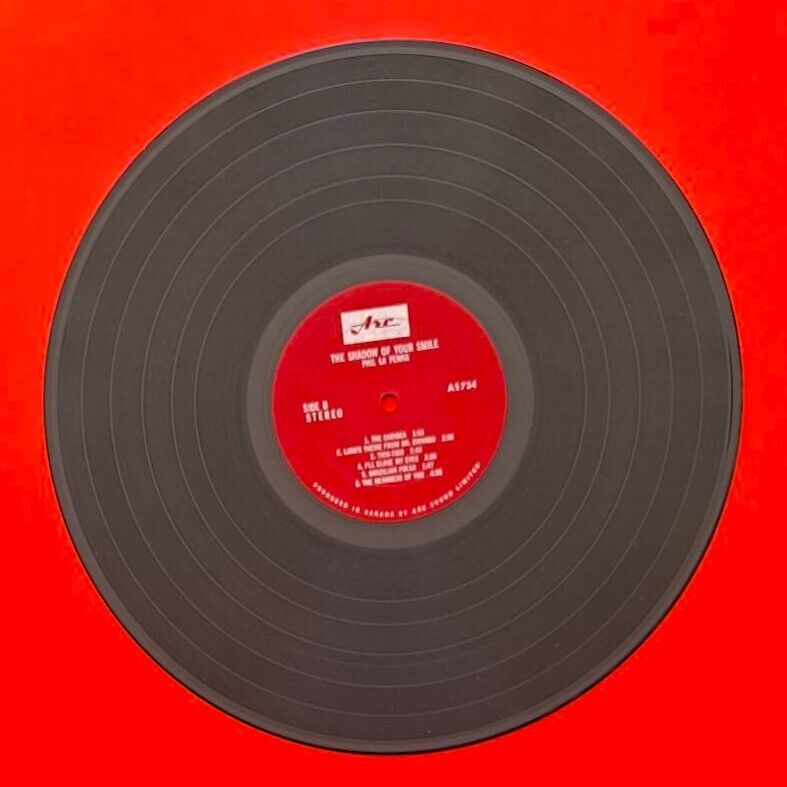 Phil LaPenna The Shadow Of Your Smile Vinyl Album LP Vintage Canada Press