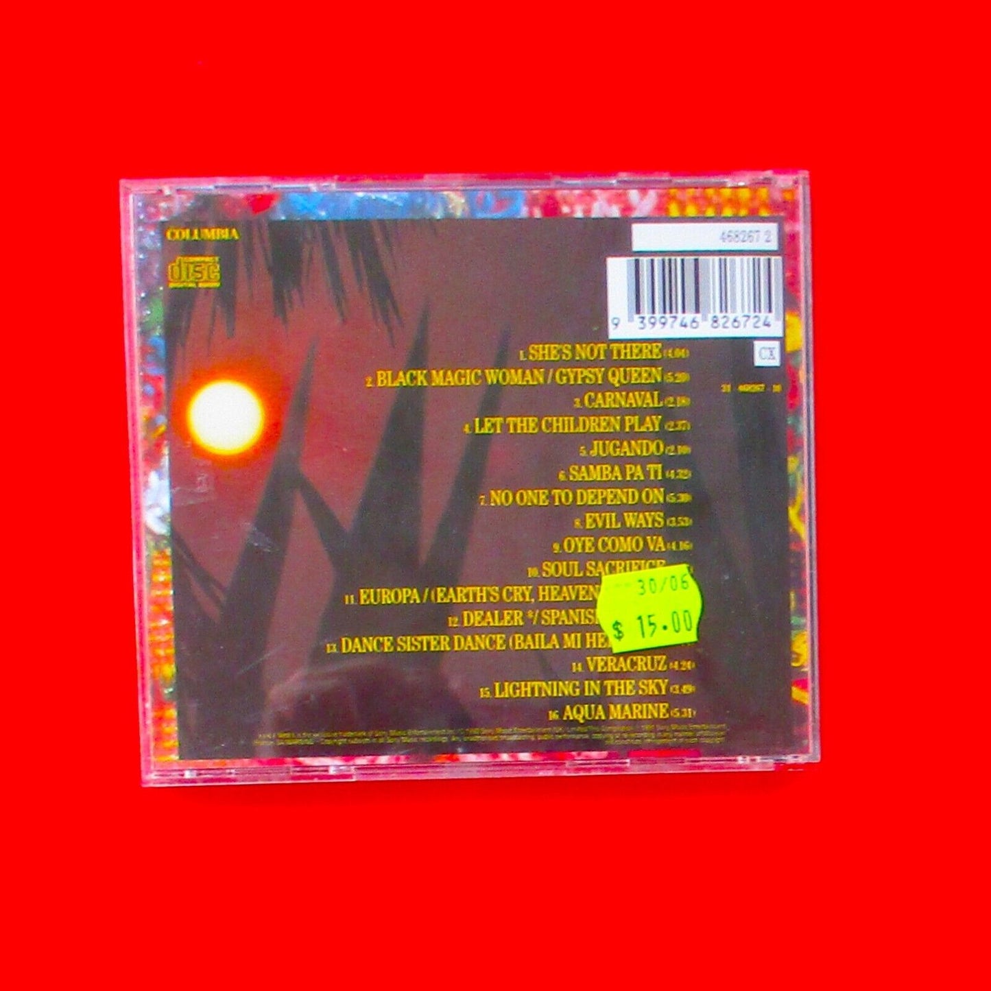 Santana The Best Of Santana 1998 CD Album Australian Latin Classic Rock