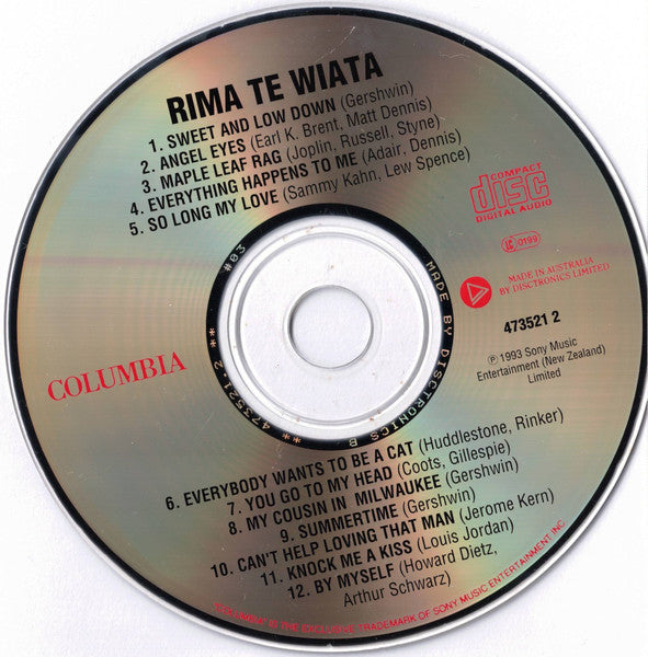 Rima Te Wiata : Rima Te Wiata (CD, Album)
