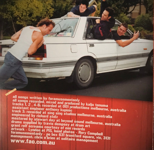 For Amusement Only : One For The Team (CD, EP)