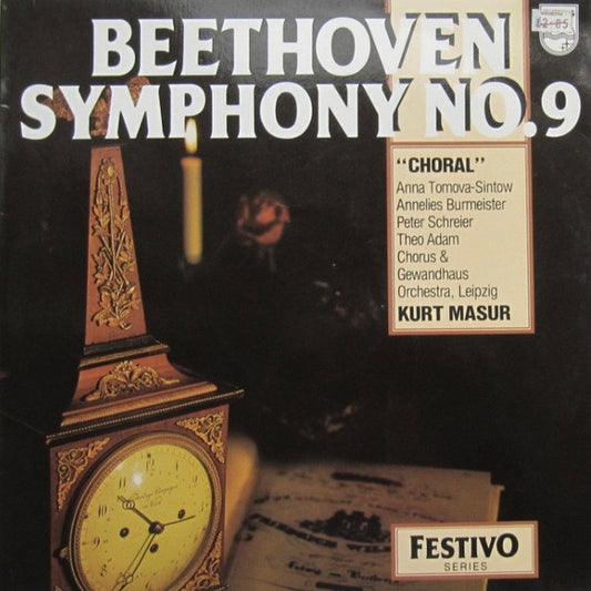 Beethoven*, Anna Tomova-Sintow*, Annelies Burmeister, Peter Schreier, Theo Adam, Chorus* & Gewandhaus Orchestra, Leipzig*, Kurt Masur : Symphony No. 9 "Choral" (LP)