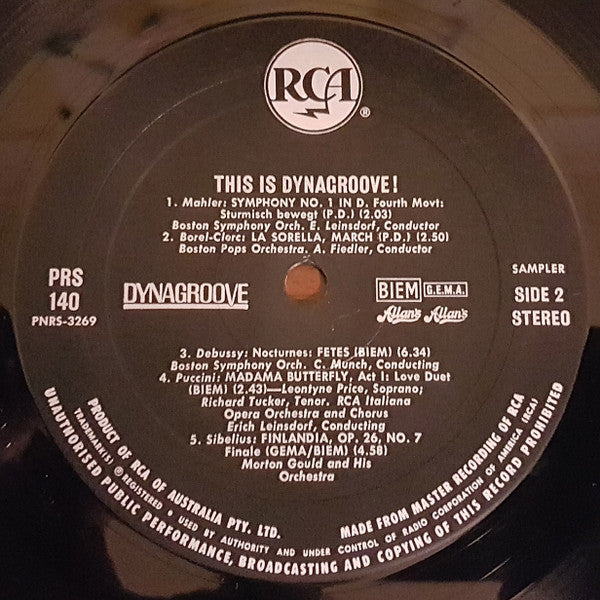 Various : This Is Dynagroove! (LP, Comp, Smplr)