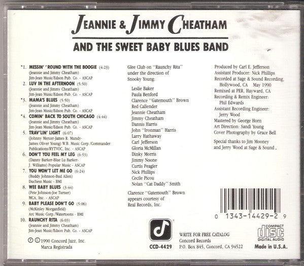 Jeannie & Jimmy Cheatham : Luv In The Afternoon (CD, Album)