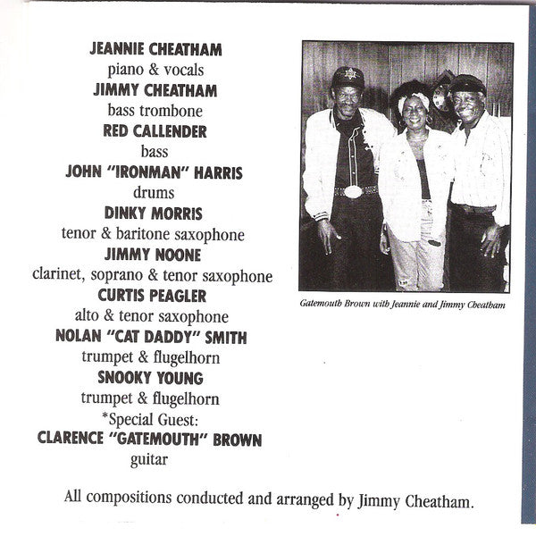 Jeannie & Jimmy Cheatham : Luv In The Afternoon (CD, Album)