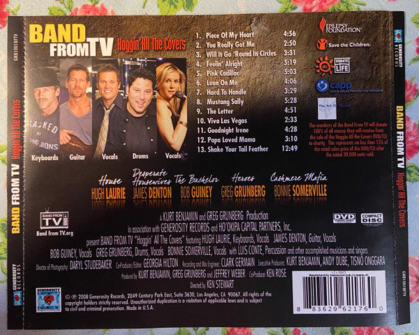 Band From T.V. : Hoggin' All The Covers (CD-ROM, Comp + DVD-V, DVD)
