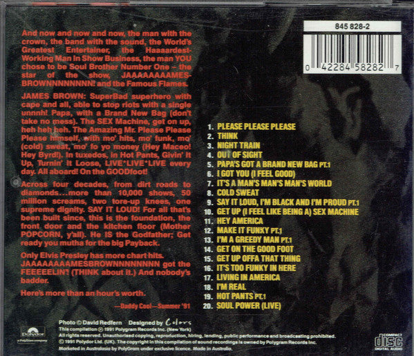 James Brown : Sex Machine: The Very Best Of James Brown (CD, Comp, RE)