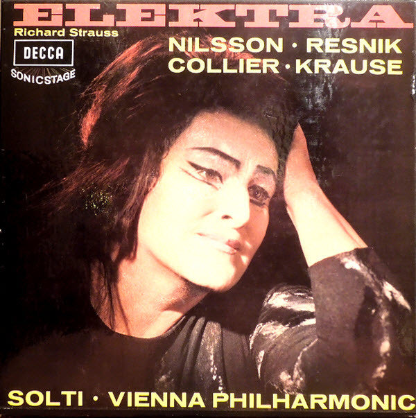 Richard Strauss - Nilsson*, Resnik*, Collier*, Krause*, Vienna Philharmonic Orchestra* - Georg Solti : Elektra (2xLP + Box)