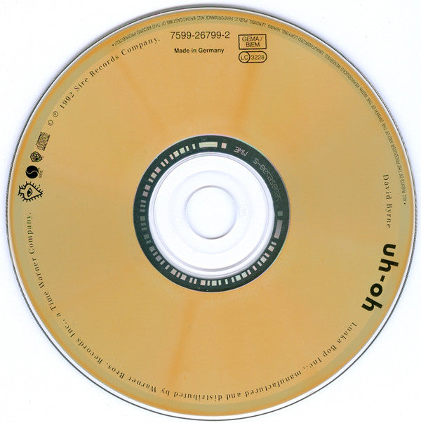 David Byrne : Uh-Oh (CD, Album)