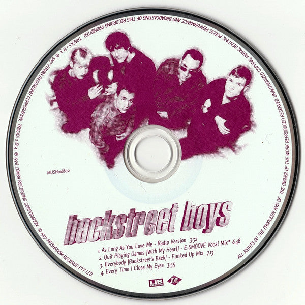 Backstreet Boys : As Long As You Love Me (CD, Single)