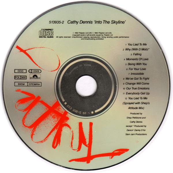 Cathy Dennis : Into The Skyline (CD, Album)