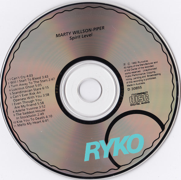 Marty Willson-Piper : Spirit Level (CD, Album)