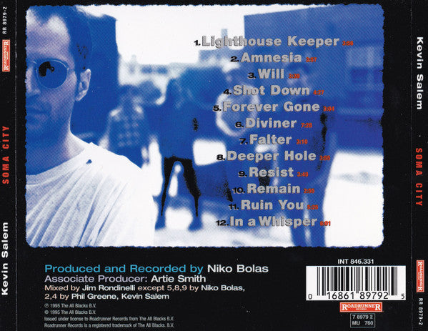 Kevin Salem : Soma City (CD, Album)