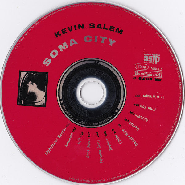Kevin Salem : Soma City (CD, Album)