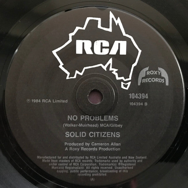 Solid Citizens : (Just Don't) Care At All (7")