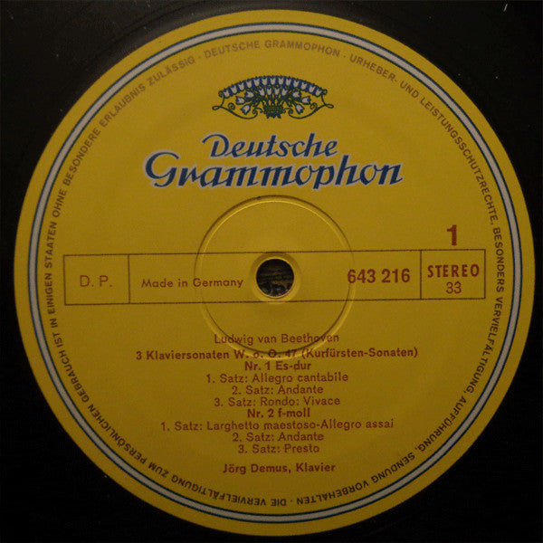 Beethoven* - Joerg Demus*, Norman Shetler : The Young Beethoven (LP)