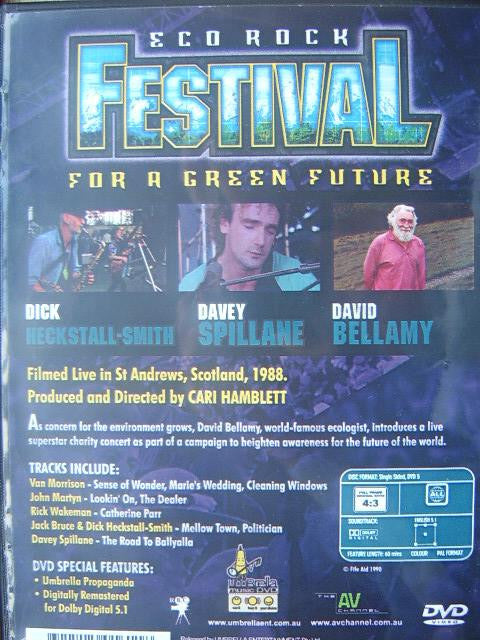 Various : Eco Rock  Festival For A Green Future (DVD-V, PAL)