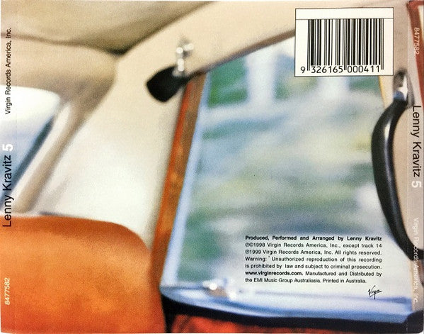 Buy Lenny Kravitz : 5 (CD, Album) Online for a great price