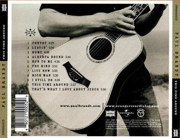 Paul Brandt : This Time Around (CD, Album)