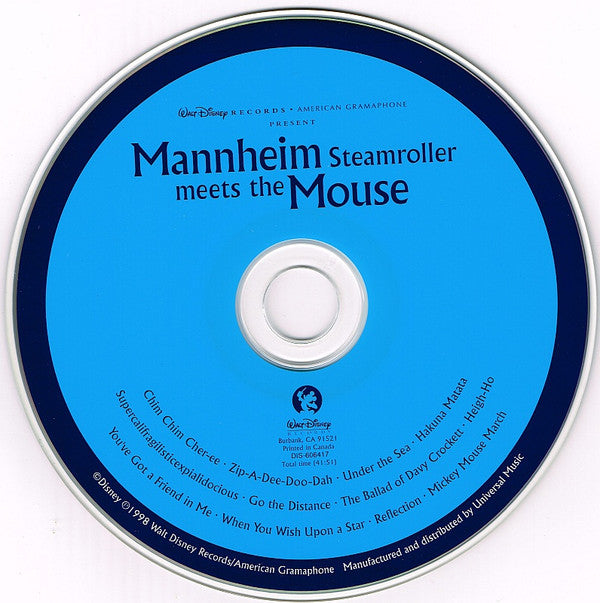 Mannheim Steamroller : Mannheim Steamroller Meets The Mouse (CD, Album)