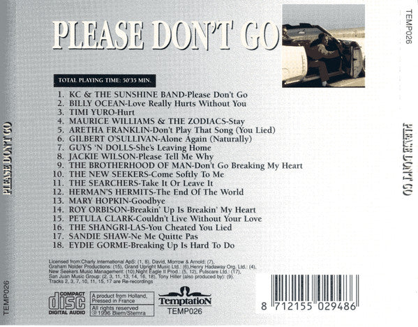 Various : Please Don't Go (CD, Comp)