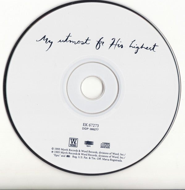 Various : My Utmost For His Highest (CD, Album)