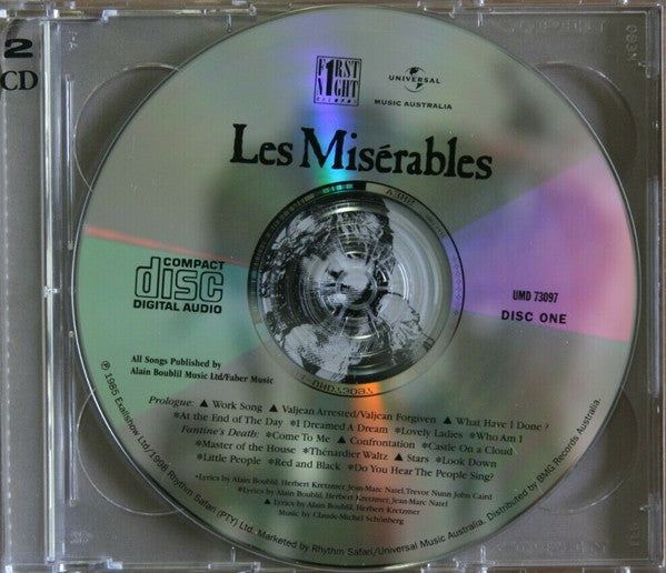 Alain Boublil And Claude-Michel Schönberg : Les Misérables - The Original London Cast (2xCD, Album, RE)