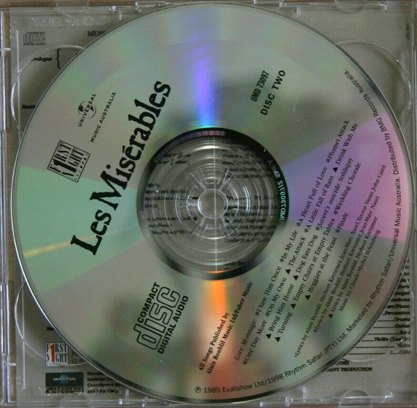 Alain Boublil And Claude-Michel Schönberg : Les Misérables - The Original London Cast (2xCD, Album, RE)