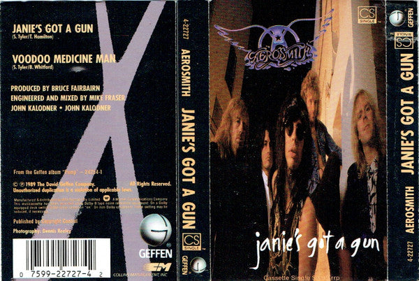Aerosmith : Janie's Got A Gun (Cass, Single)