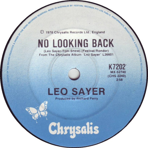 Leo Sayer : I Can't Stop Loving You (Though I Try) (7", Single)