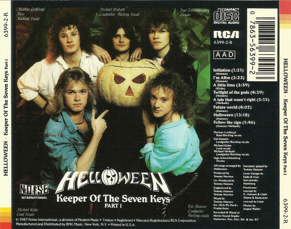 Helloween : Keeper Of The Seven Keys - Part I (CD, Album)