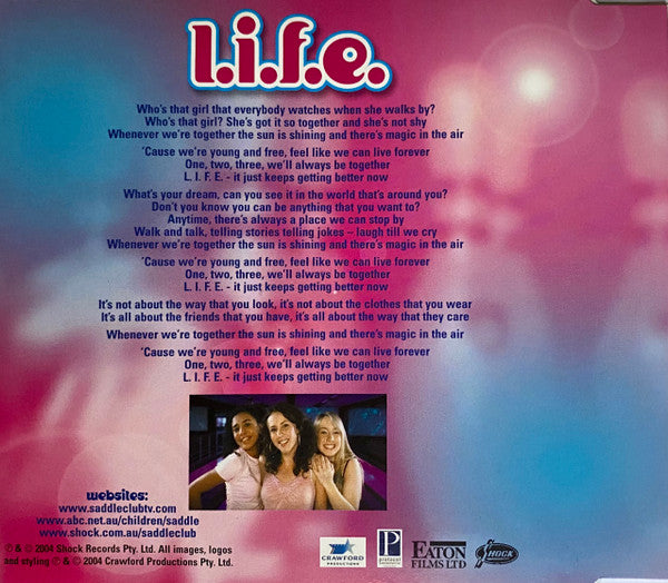 The Saddle Club : L.I.F.E. (CD, Single)