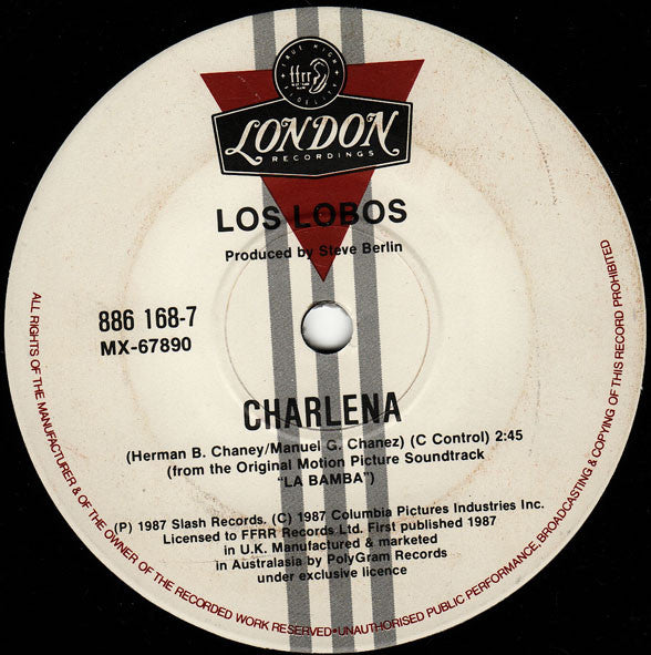 Los Lobos : La Bamba (7", Single, Gen)