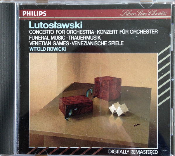Lutosławski*, Witold Rowicki : Concerto For Orchestra / Funeral Music For String Orchestra / Venetian Games (CD, RE, RM)