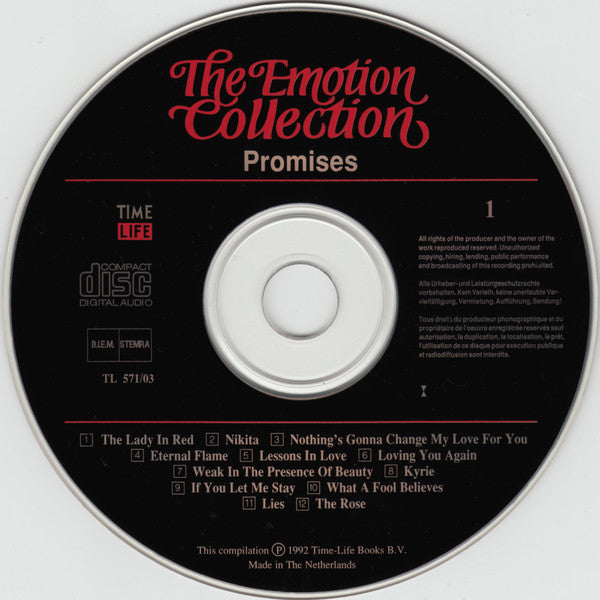 Various : The Emotion Collection - Promises (2xCD, Comp)