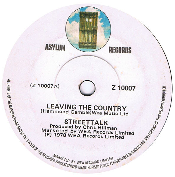 Street Talk (2) : Leaving The Country (7", Single)