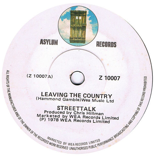Street Talk (2) : Leaving The Country (7", Single)