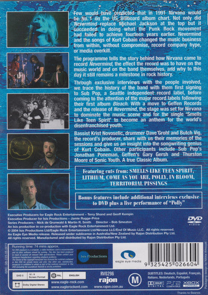Nirvana : Nevermind (DVD-V, PAL, Dol)