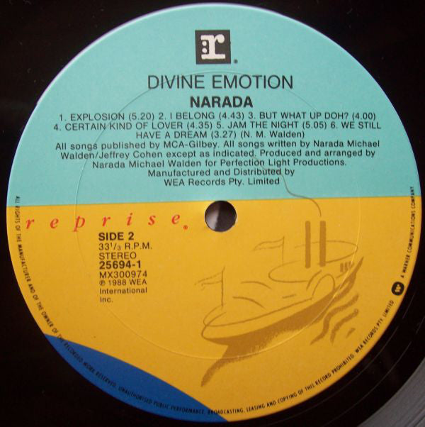 Narada* : Divine Emotion (LP, Album)